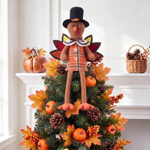Soulchen 21 in Fall Turkey Tree Topper, Thanksgiving Christmas Tree Topper - Image 6
