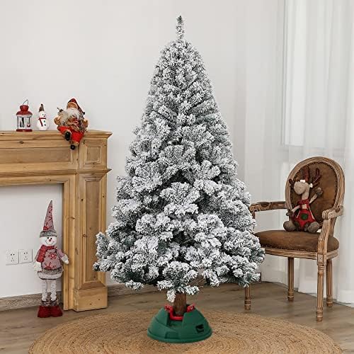 Indoor Automatic Green Christmas Tree Stand with Water Reservoir Adjustable Metal Claws Plastic - Image 2