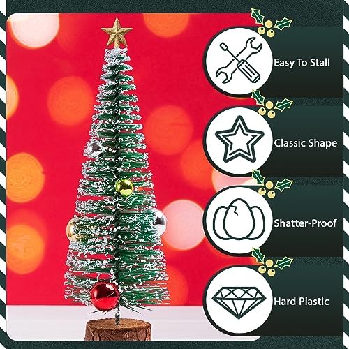 Hanaive Christmas Tree Topper Mini Star Small,Gold,1.77 Inch,Glitter - Image 3