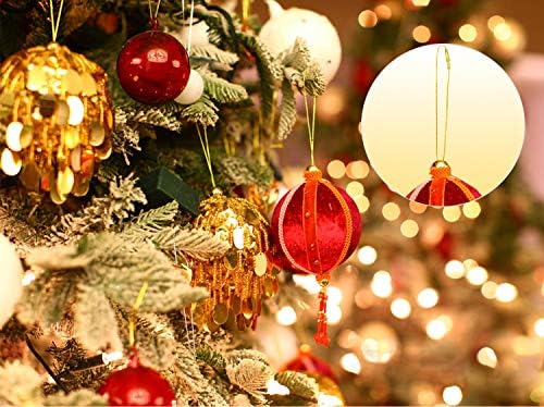 Christmas Tree Ornament String Hanger Precut Ribbon Hook with Snap Fastener - Image 2