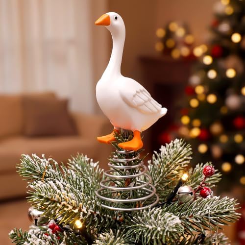 Gejoy Goose Tree Topper Christmas Tree Decoration by Unknown