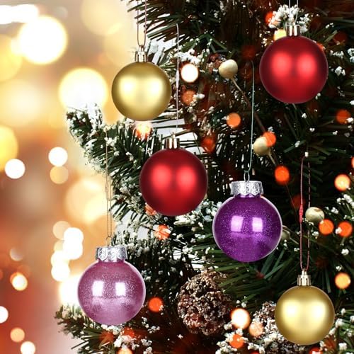 GWHOLE 400Pcs Christmas Ornament Hooks, Chrsitmas Ornament Hangers String with Snap Fastener for Hanging Christmas Ornaments Crafts Gift Tag (Gold, Silver, Red, Green) - Image 4