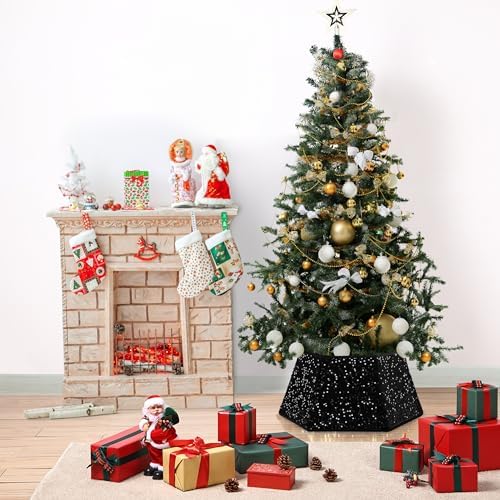 Mr. Pen- Sequin Christmas Tree Skirt and Tree Collar - Image 7