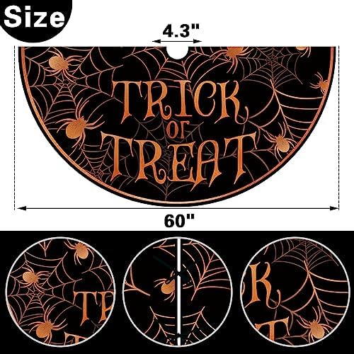 Halloween Trick or Treat Christmas Tree Skirt, 60 Inches - Image 2