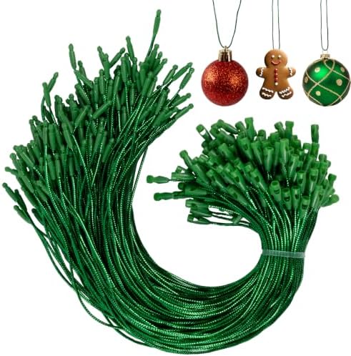 Christmas Tree Ornament String Hanger Precut Ribbon Hook with Snap Fastener - Image 2