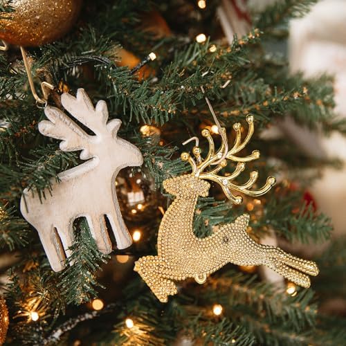 250 PCS Christmas Ornament Hooks, Ornament Hangers Hooks, Metal Wire Ornaments Hook with Storage Box for Christmas Tree Party Balls Decoration (Gold) - Image 6