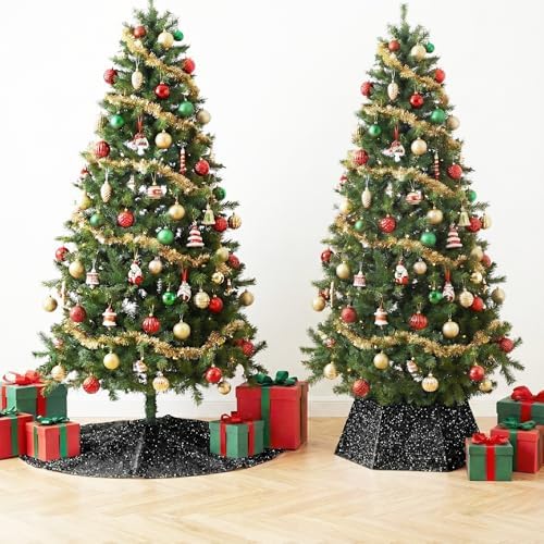 Mr. Pen- Sequin Christmas Tree Skirt and Tree Collar - Image 3