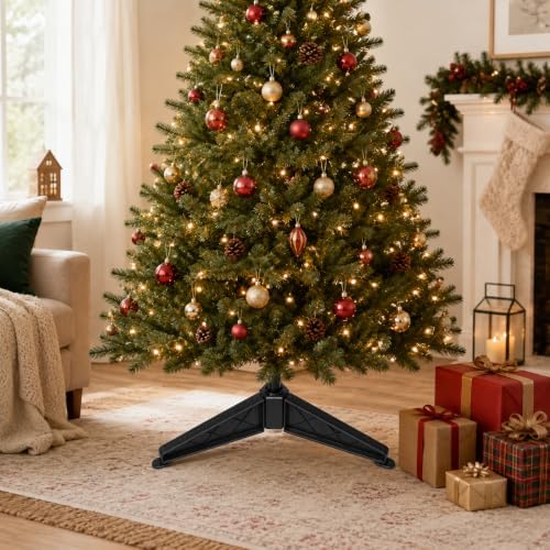 Artificial Christmas Tree Stand Replacement, 19mm Pole Plastic Base Holder - Image 5