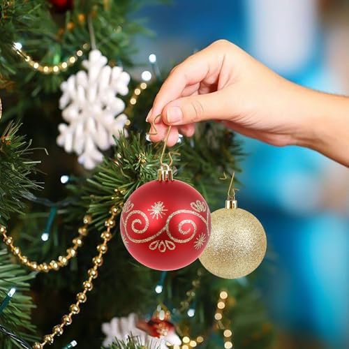 CCINEE 300pcs Gold Christmas Ornament Hooks, Bendable Christmas Tree Ornament Hangers Mini 3cm Metal Hooks for Christmas Tree Ornaments Decoration - Image 4