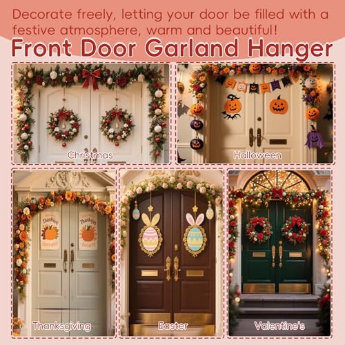 Front Door Garland Hanger Suitable for 32"-80" Width Doors - Image 3
