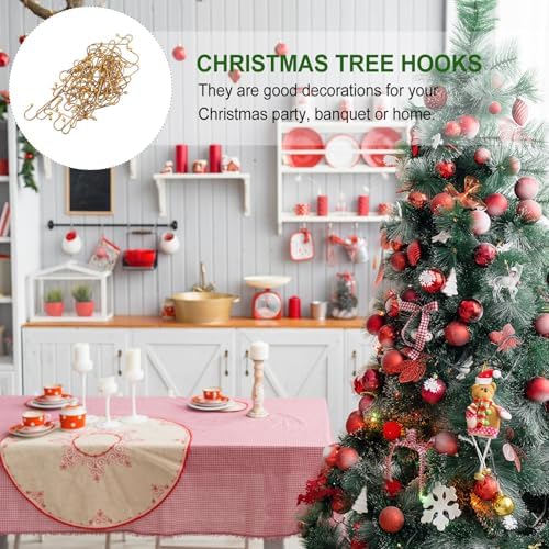 Iron Christmas S Shaped Hooks 50pcs Tree Hanging Hooks for Ornaments - Image 4