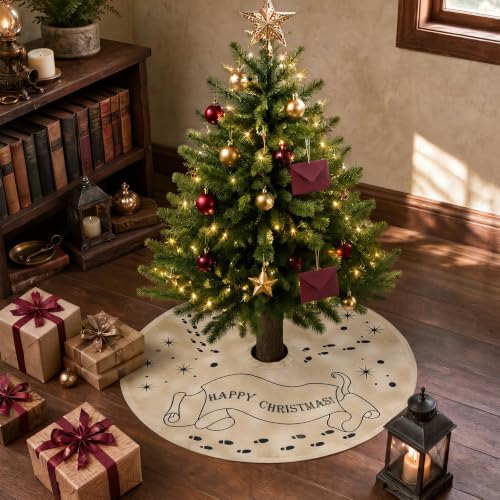 14'' Magical Christmas Tree Skirt Vintage Christmas Decorations - Image 4