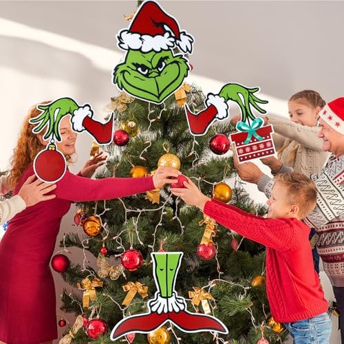 Christmas Decorations for Tree Christmas Tree Topper Tree Ornament Christmas Decor Indoor Home Xmas Party Supplies - Image 6