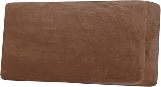 H.VERSAILTEX Velvet Stretch Individual Couch Cushion Cover Plush Cushion Slipcover for Loveseat Sofa Cushion Furniture Protector Seat Cushion Sofa Cover (1 Piece Sofa Cushion Cover, Caramel Cafe)