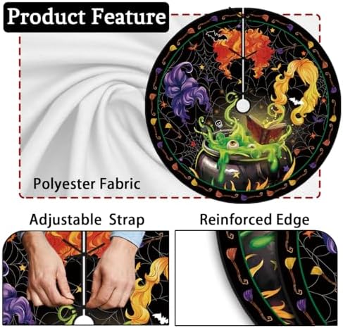 Halloween Bunting Flags 4 Pcs Hocus Pocus Home Party Decor - Image 2