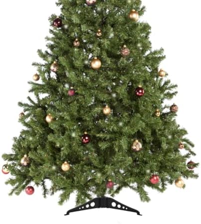 Milisten 6pcs Plastic Xmas Tree Bases Xmas Tree Holders for Christmas Decoration Fixing Tools Lightweight Dark Green Fixators - Image 4