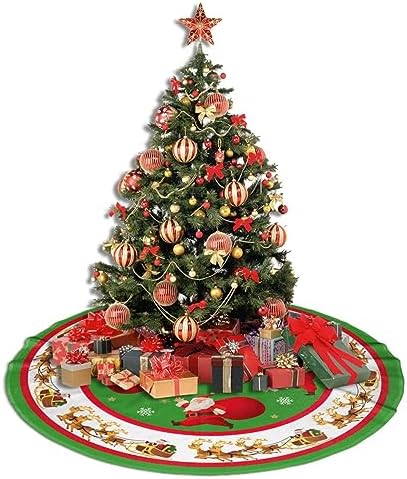 Christmas Tree Skirt Christmas Tree Ornaments Tree Skirt for Christmas Decoration 36" - Image 4