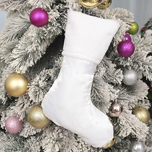 Flash World 36 Inch Large Christmas Tree Skirt Xmas Soft Cover Mat Decor Snowflake Collar Farmhouse Tree Skirt for Holiday Ornaments Party Home Indoor Decorations (Flocking White, 36INCH) - Image 6