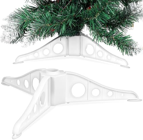 Plastic Christmas Tree Base Triangle Three Feet Detachable Tree Stand by Unknown
