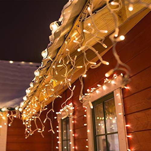 Ripeng 100 Pieces Christmas Gutter Clips & Hooks, Stainless Steel Heavy Duty Light Hook for Metal Gutter, Holiday Light Clips for Outside Grid Hanger Wire Ornament String Party Hanging Decor(Silver) - Image 5