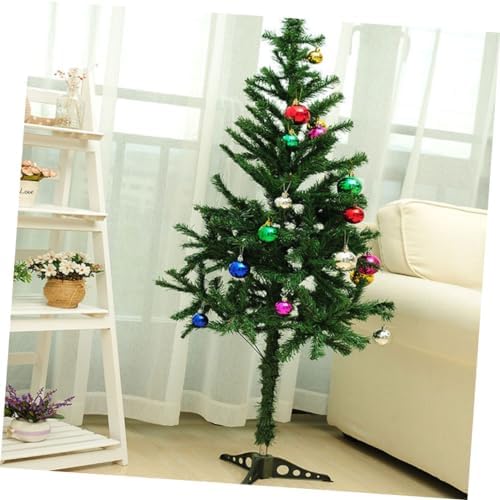 2pcs Plastic Christmas Tree Stands Fake Tree Base Holders Green Xmas Pole Supports Easy Installation Rust-Resistant for Home Holiday Decor - Image 3