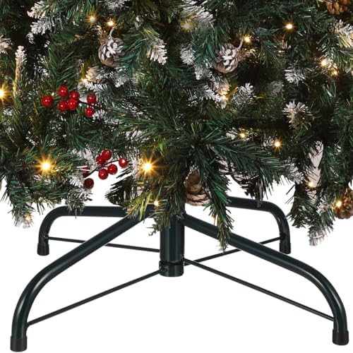 Operitacx Christmas Tree Stand, Replacement Christmas Tree Base Iron Christmas Tree Stands Xmas Tree Stand Base for Artificial Trees Fits Tree Trunks Up to 0.7 Inches by Operitacx