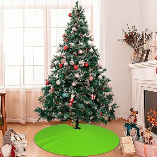 Christmas Tree Skirt Decorations - Xmas Tree Ornaments -48 Inch Merry Christmas Soft Tree Mat Xmas Theme Winter Party Indoor Outdoor Christmas Holiday Decorations - Image 2
