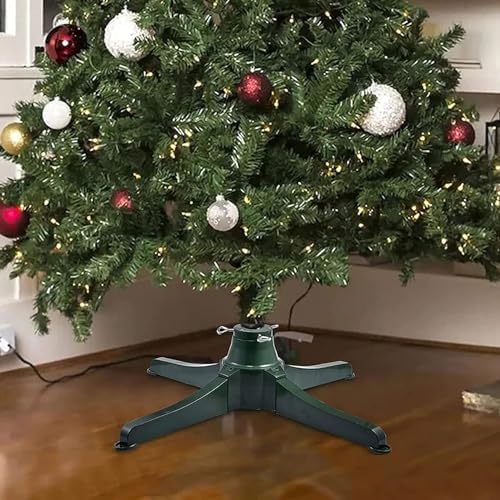 Heavy Duty Rotating Christmas Tree Stand - 360° Base for Artificial Trees Up to 9.8 Feet (3M) Tall - Sturdy & Easy to Use, Perfect for Holiday Decor - Image 4