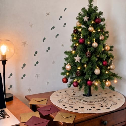 14'' Magical Christmas Tree Skirt Vintage Christmas Decorations - Image 6
