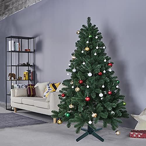 Green Adjustable Artificial Christmas Tree Stand - for Trees up to 7.75ft Tall - Image 3