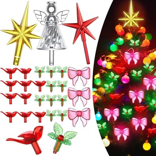 Soulchen 203 Pcs Ceramic Christmas Tree Replacement Lights by Soulchen