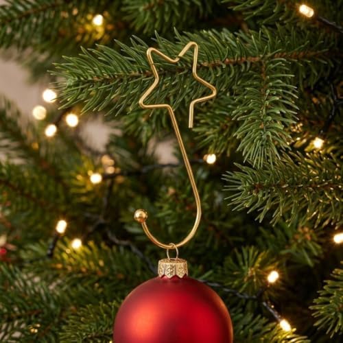 Star Ornament Hooks, 60?€?Pack Metal For Christmas Trees - Image 6