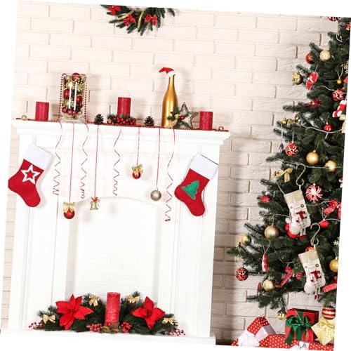 Cabilock 10pcs Christmas Hooks Decorative Ornament Hangers for Easy Installation Trees Doors and Windows Multi Functional Stocking and Ornament Holders for Festive Decor - Image 5