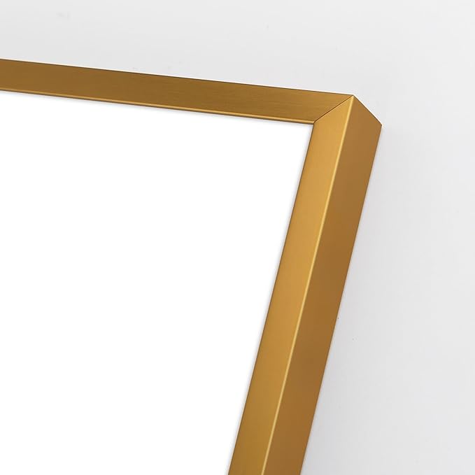 Golden State Art 11x17 Picture Frame 6 Pack - Vintage Bronze Aluminum Photo Frames With 8x12 Mats and Real Glass Cover - Elegant Minimalist Wall Gallery Frames for Home or Office Decor