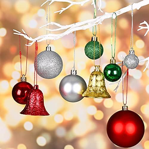 Nuanchu 400 Pcs Christmas Ornament Hangers, Gold Red Green Silver - Image 4