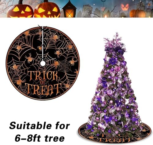 Halloween Trick or Treat 24 Inches Lace-up Christmas Small Tree - Image 4
