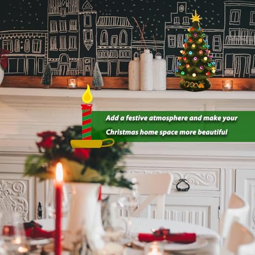 Vintage Ceramic Christmas Tree Replacement Bulbs - 140Pcs Medium Light Bulbs Ornaments and 3Pcs Topper Stars - Image 6
