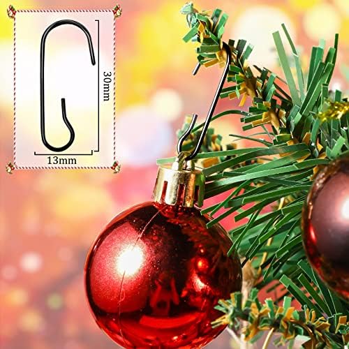 Hotop 240 Pcs Halloween Ornament Hooks Black Ornament Hangers - Image 3