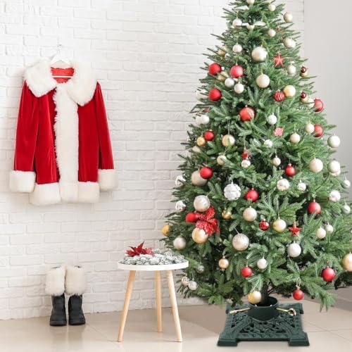 Huwena Christmas Tree Stands, Green, 11.42''x11.42''x3.74'', Elegant - Image 7