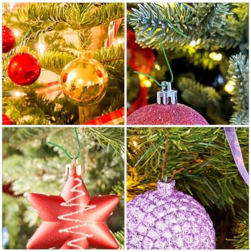 Creative Hanging Hooks Red 100pcs Metal for Christmas, Ornaments - Image 6
