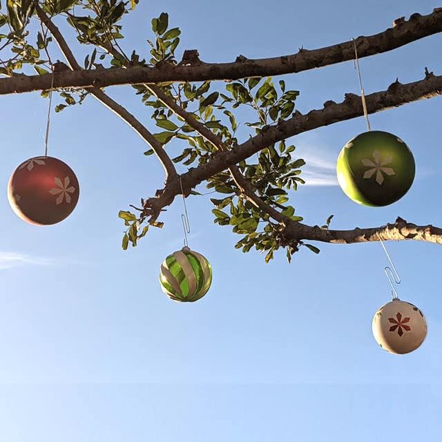 Ornament Hooks Large 9.5" Ornament Hangers Jumbo Ornament Hook Large Christmas Tree Hooks Heavy Duty Outdoor Xmas Ornament Hooks Metal Hangers Oversized Christmas Balls, 10 Pc - Image 3