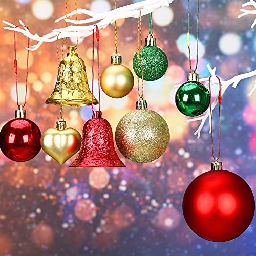 Nuanchu 600 Pcs Christmas Ornament Hangers, Gold Red Green - Image 3