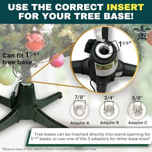 Teal Turtle Winter Wonder Rotating Christmas Tree Stand for Artificial Trees - Image 2