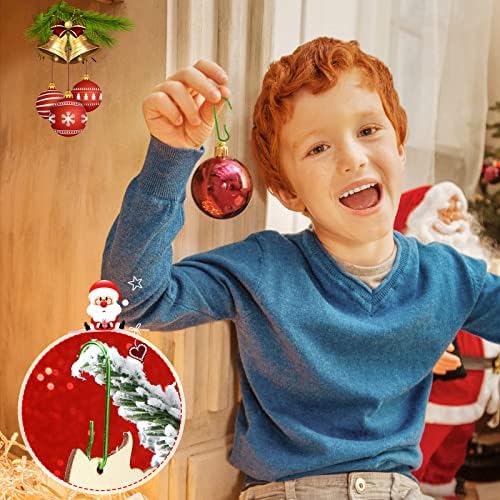 Hotop 120 Pcs Halloween Ornament Hooks Green Ornament Hangers - Image 3
