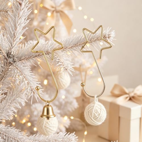 Star Ornament Hooks, 60?€?Pack Metal For Christmas Trees - Image 4
