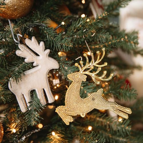 250 PCS Christmas Ornament Hooks, Ornament Hangers Hooks, Metal Wire Ornaments Hook with Storage Box for Christmas Tree Party Balls Decoration (Gold and Silver) - Image 6