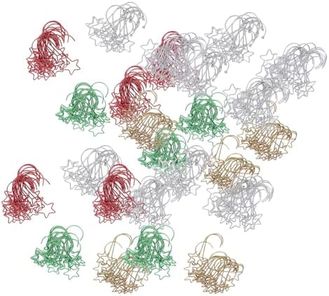 100 Pcs Xmas Hooks, Iron Wire Decorative S Shaped Hooks for Hanging Ornaments Lanterns Jewelry on Trees Wreaths (2) - Image 3