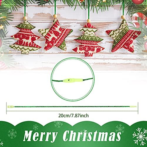 Nuanchu 300 Pcs Christmas Ornament Hangers, Green - Image 2