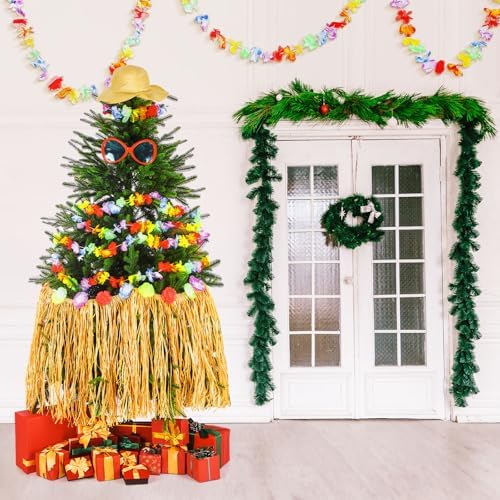 4 Pcs Hawaiian Christmas Tree Decoration for Tropical Christmas - Image 7