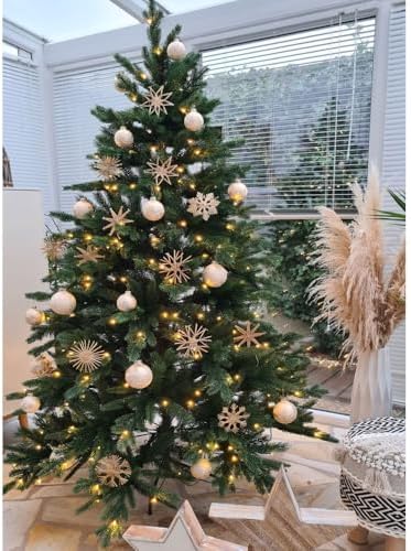Sivya Christmas Tree Stand for 4 to 6 Foot Trees???Fits 0.7-0.86 Inch Pole (16"/40cm, Dia 0.86"/2.2cm) - Image 7